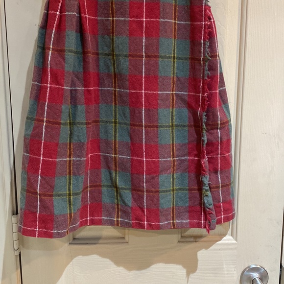 Vintage plaid pleated skirt size 12 - Picture 3 of 10
